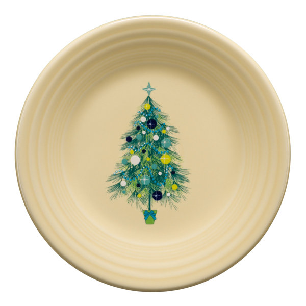 Dollar christmas diy tree store plates decor joy craft crafts wall onsuttonplace sutton place simple decorations forcreativejuice decal transferware plate Fiesta Christmas Tree 9" Luncheon Plate | Wayfair